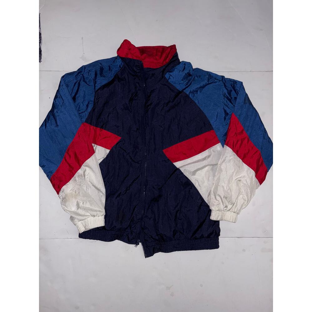 Vintage Roundtree & Yorke jacket navy red large early 90s